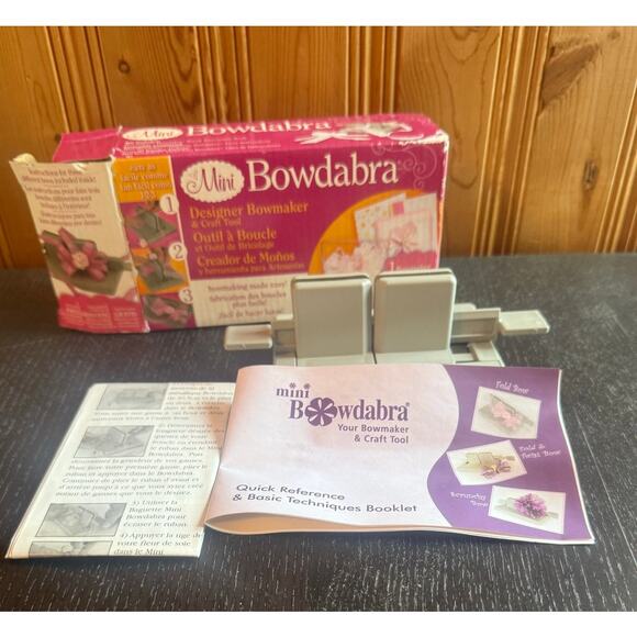 NEW Bowdabra & Mini Bowdabra Bowmaker with DVD Gifts Wedding Crafts - Picture 4 of 6